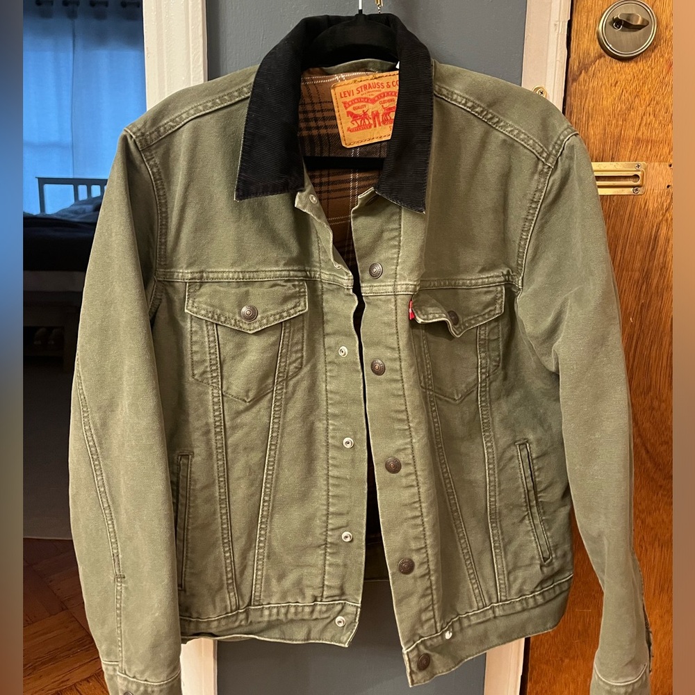 Levi Canvas bomber jacket